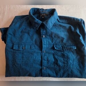 Marc Anthony Slim Fit Button Up Shirt Mens Large
